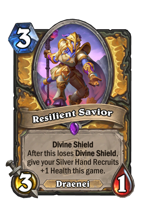 Resilient Savior Hearthstone kártya