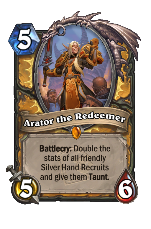 Arator the Redeemer Hearthstone kártya