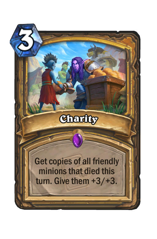 Charity Hearthstone kártya
