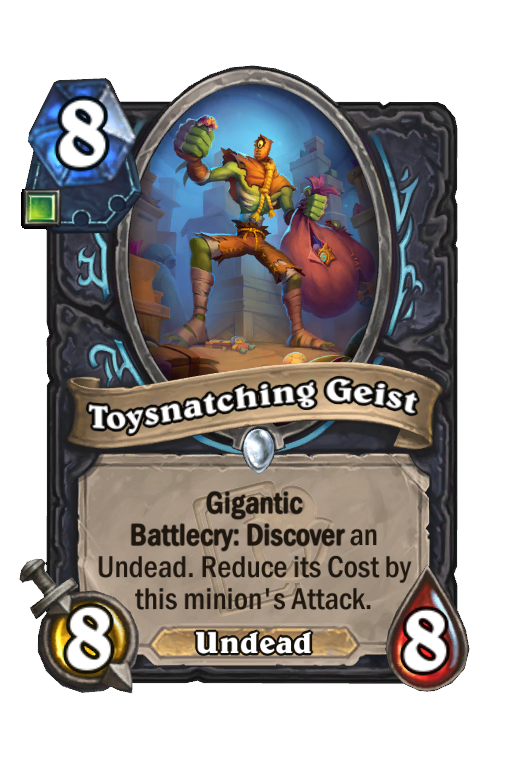 Toysnatching Geist Hearthstone kártya