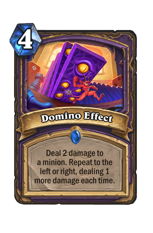 Domino Effect Hearthstone kártya