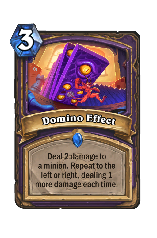 Domino Effect Hearthstone kártya