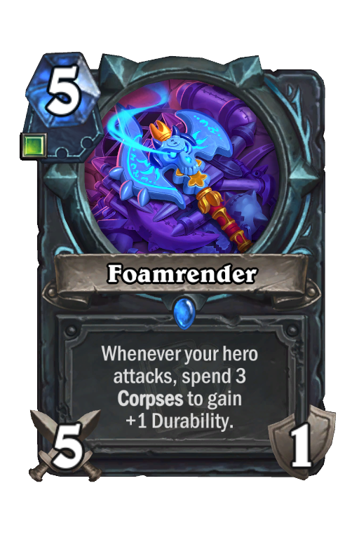 Foamrender Hearthstone kártya