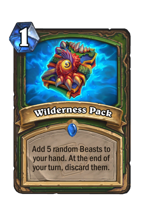 Wilderness Pack Hearthstone kártya