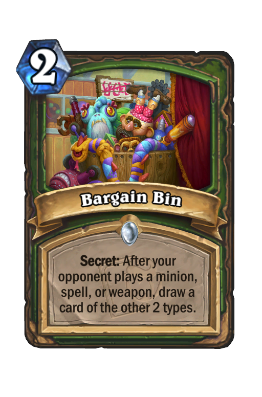 Bargain Bin Hearthstone kártya