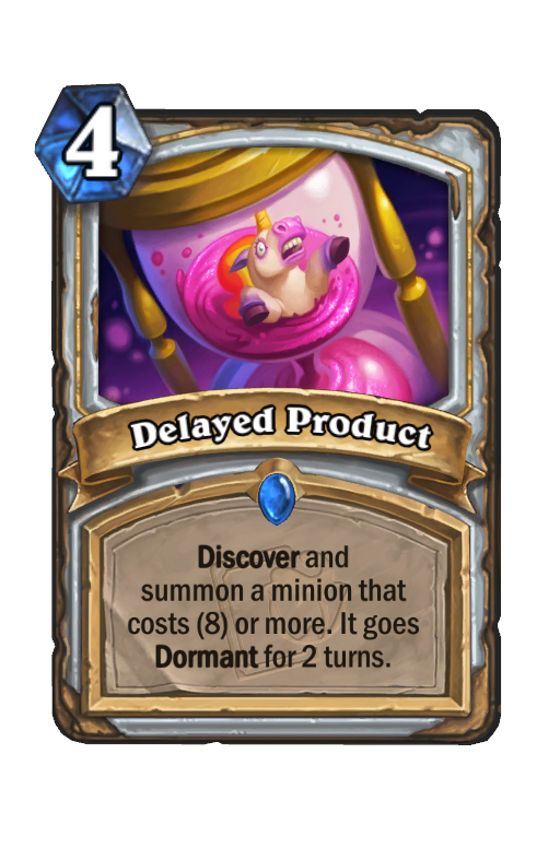 Delayed Product Hearthstone kártya