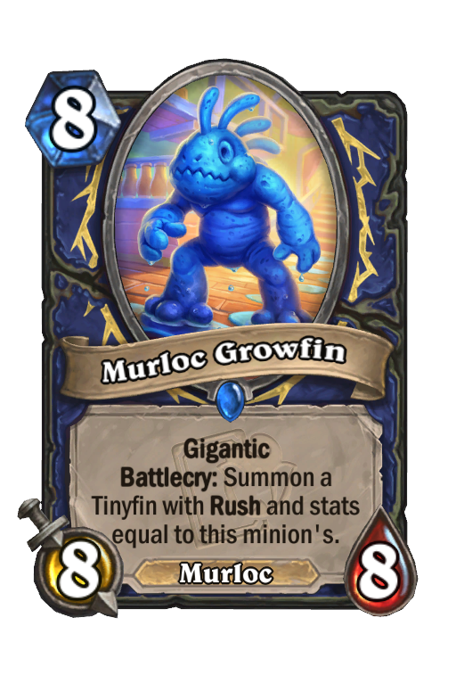 Murloc Growfin Hearthstone kártya