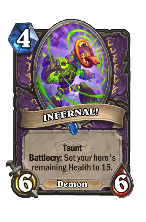 INFERNAL! Hearthstone kártya