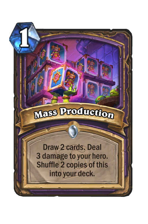 Mass Production Hearthstone kártya