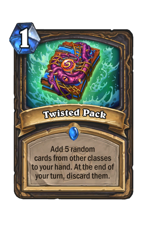 Twisted Pack Hearthstone kártya