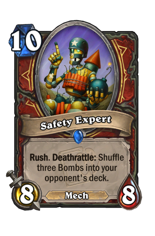Safety Expert Hearthstone kártya