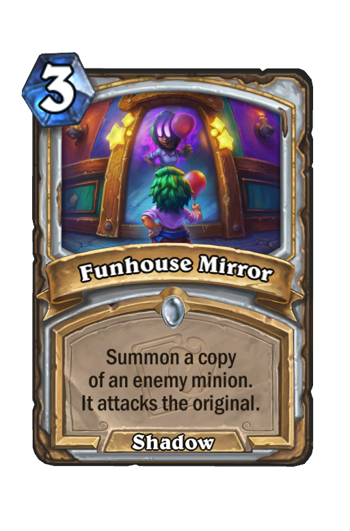 Funhouse Mirror Hearthstone kártya