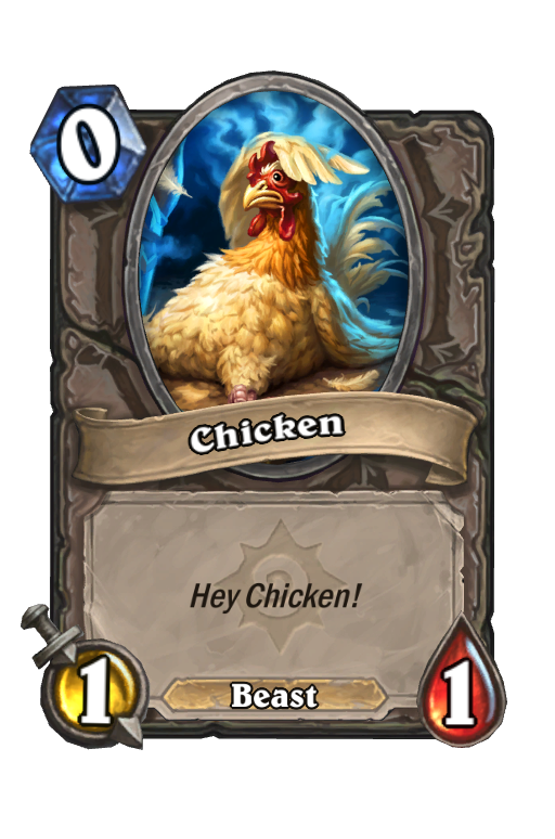 Chicken Hearthstone kártya