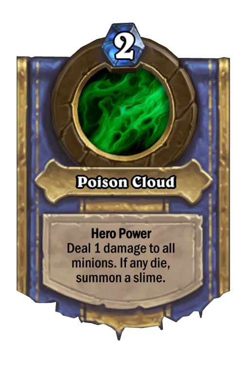 Poison Cloud Hearthstone kártya