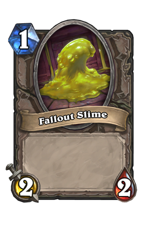 Fallout Slime Hearthstone kártya
