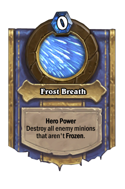 Frost Breath Hearthstone kártya