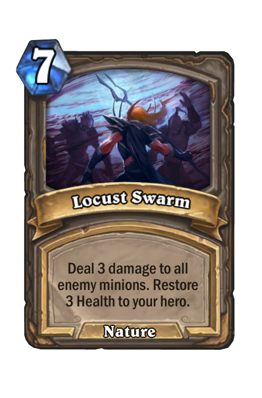 Locust Swarm Hearthstone kártya