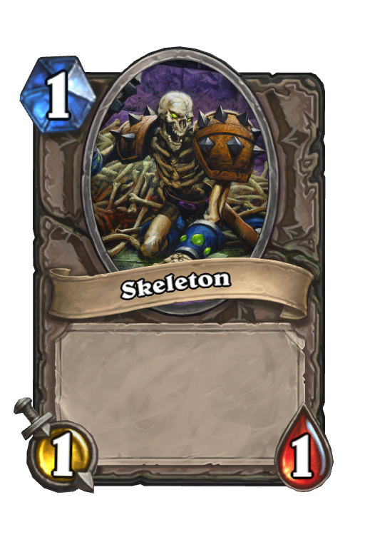 Skeleton Hearthstone kártya