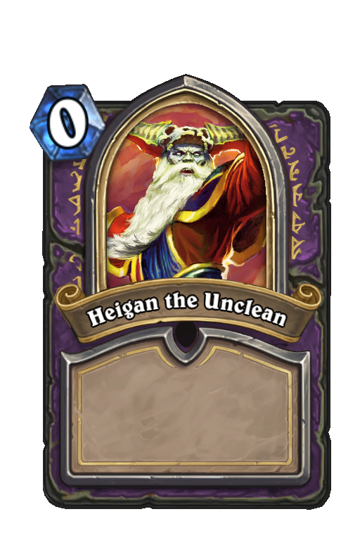 Heigan the Unclean Hearthstone kártya