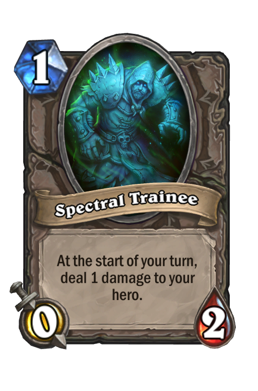 Spectral Trainee Hearthstone kártya