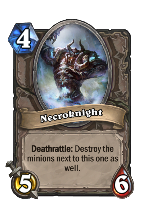 Necroknight Hearthstone kártya