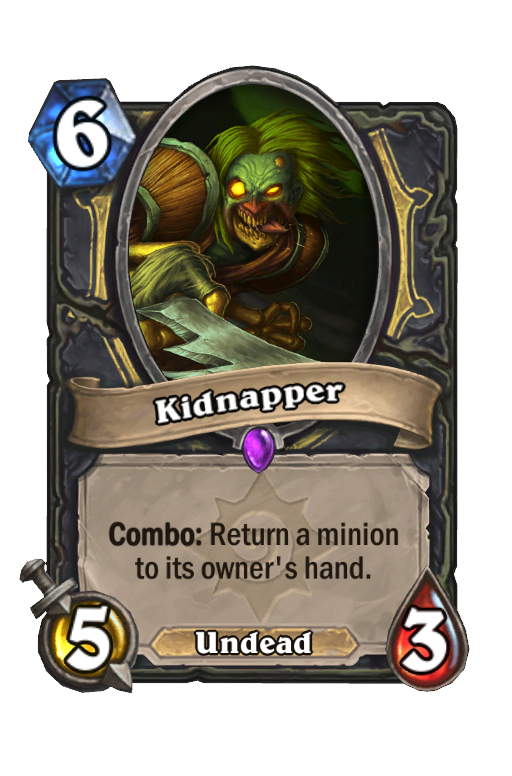 Kidnapper Hearthstone kártya