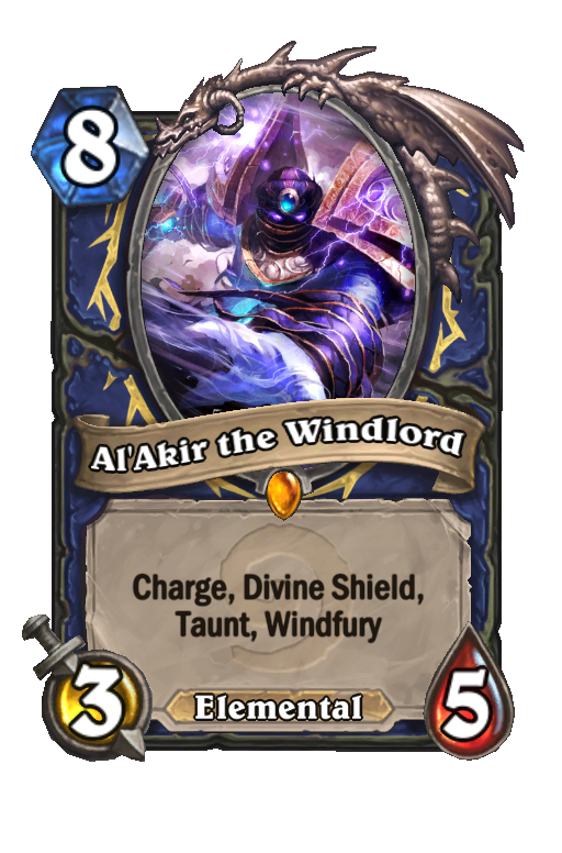 Al'Akir the Windlord Hearthstone kártya