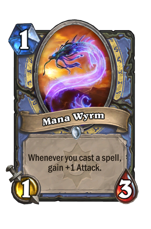 Mana Wyrm Hearthstone kártya
