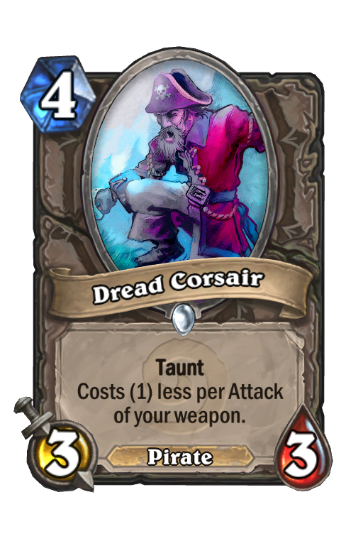 Dread Corsair Hearthstone kártya