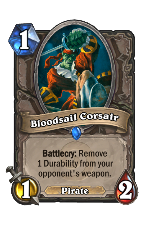 Bloodsail Corsair Hearthstone kártya
