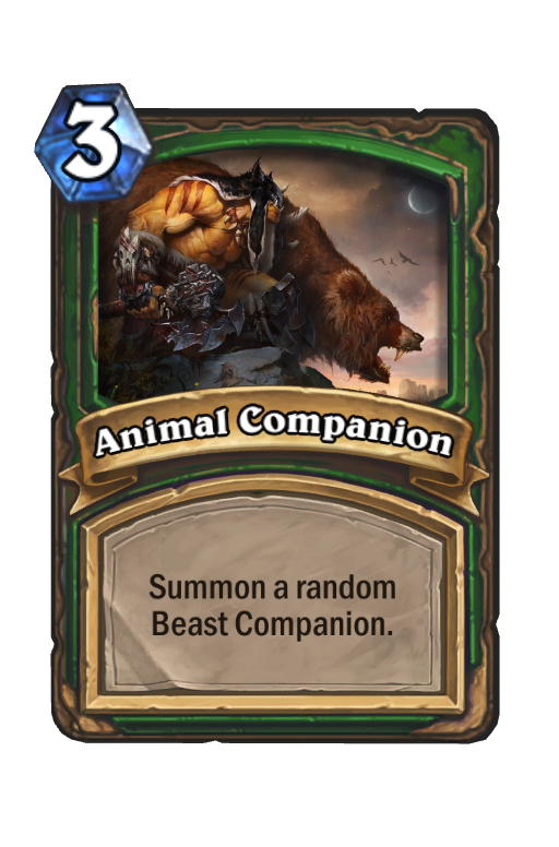 Animal Companion Hearthstone kártya