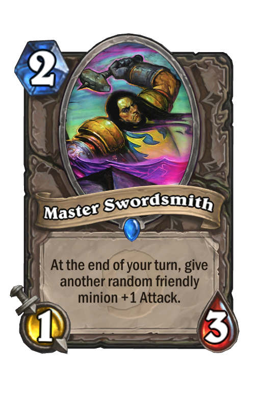 Master Swordsmith Hearthstone kártya