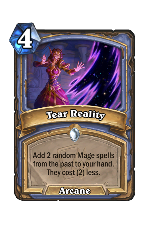 Tear Reality Hearthstone kártya