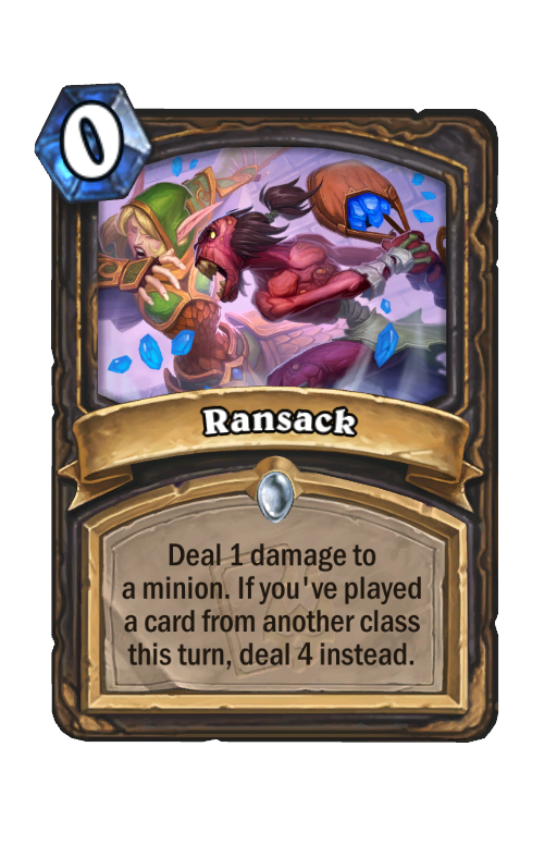 Ransack Hearthstone kártya