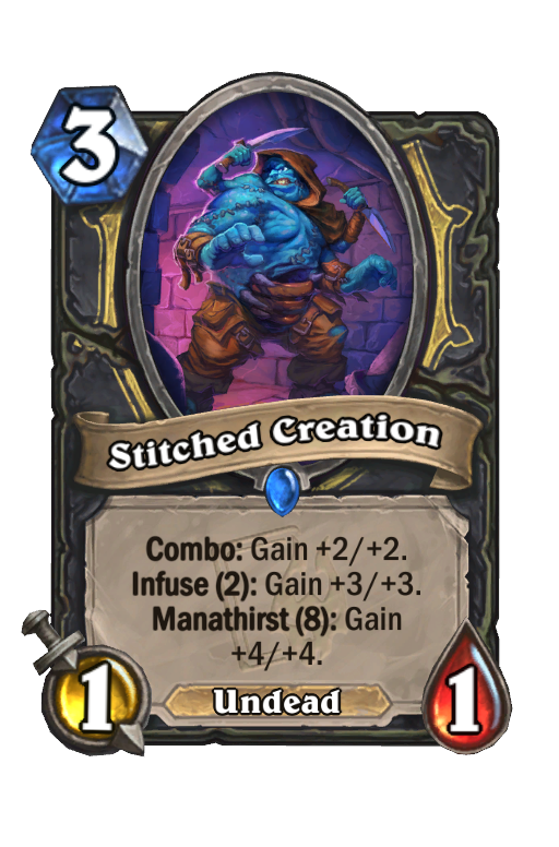Stitched Creation Hearthstone kártya