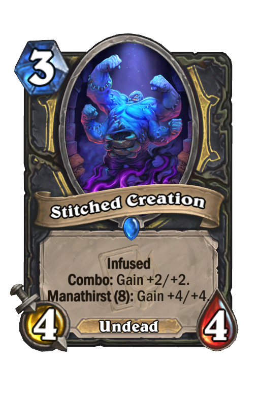 Stitched Creation Hearthstone kártya