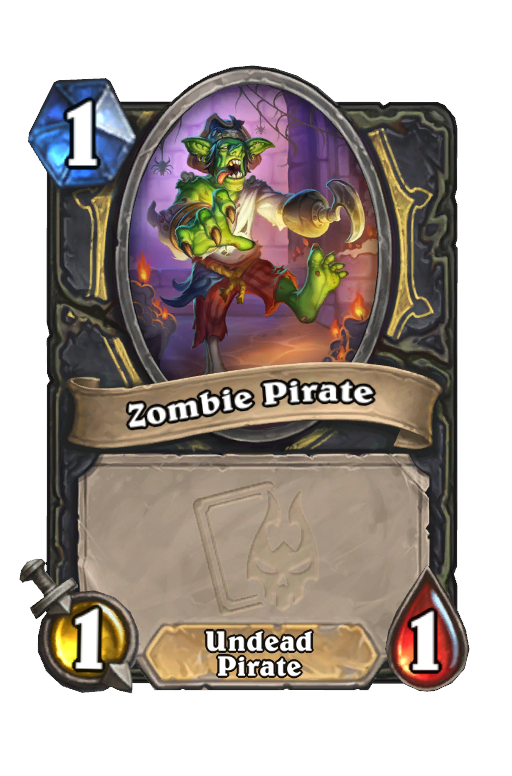 Zombie Pirate Hearthstone kártya
