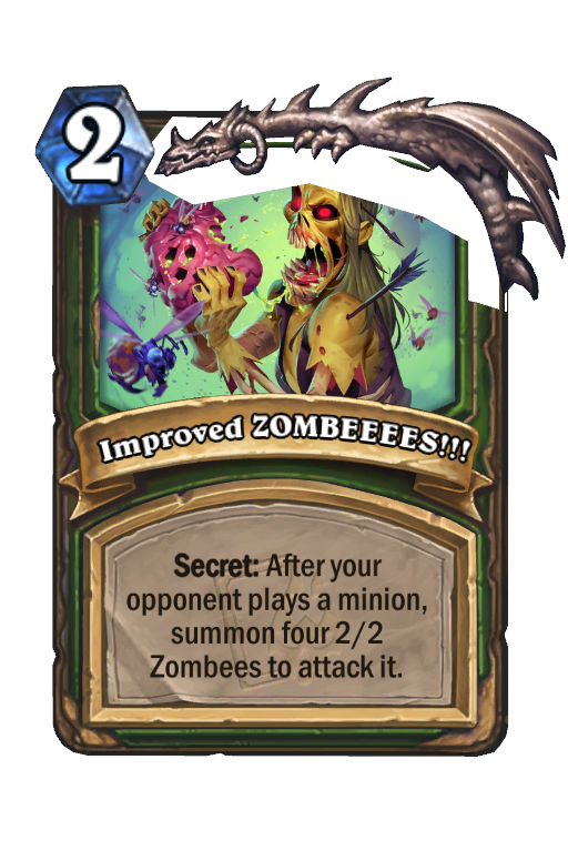 Improved ZOMBEEEES!!! Hearthstone kártya