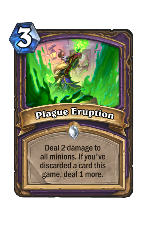 Plague Eruption Hearthstone kártya