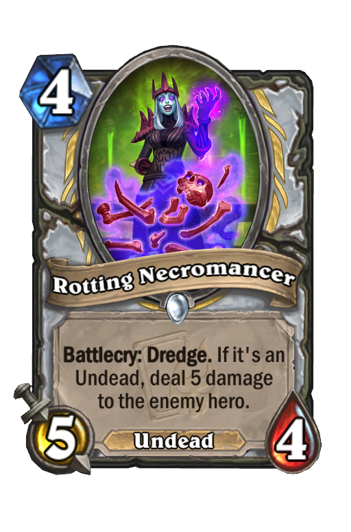 Rotting Necromancer Hearthstone kártya