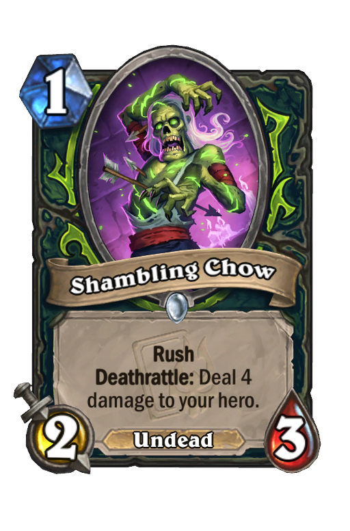Shambling Chow Hearthstone kártya