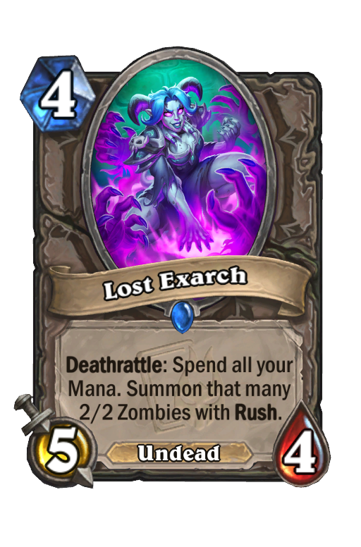 Lost Exarch Hearthstone kártya