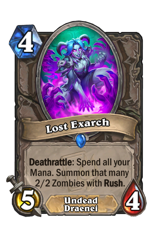 Lost Exarch Hearthstone kártya