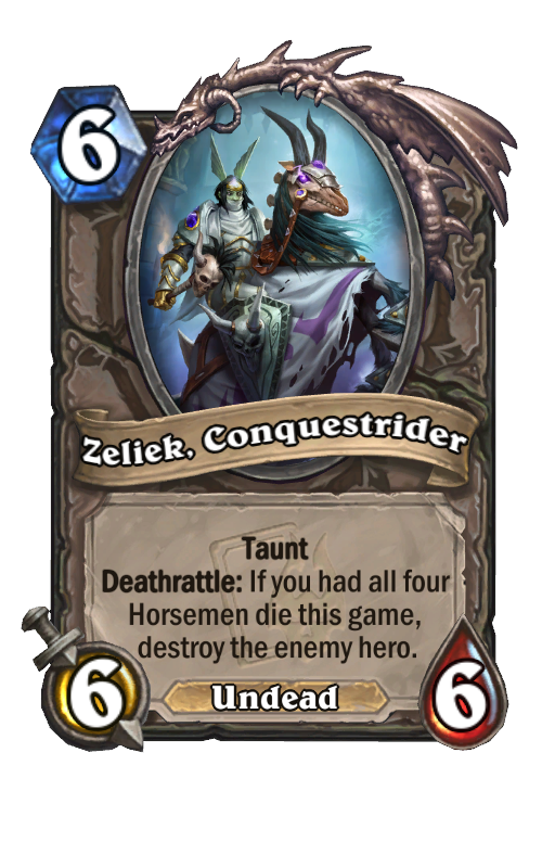Zeliek, Conquestrider Hearthstone kártya