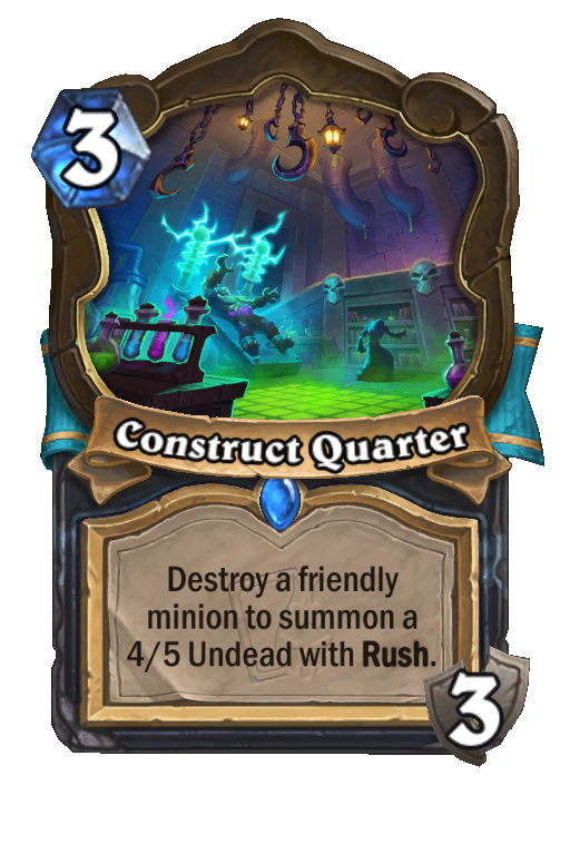Construct Quarter Hearthstone kártya