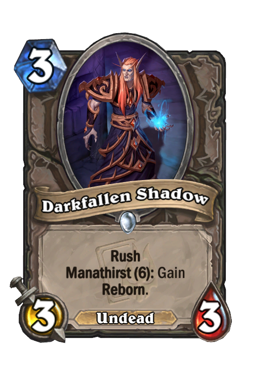 Darkfallen Shadow Hearthstone kártya