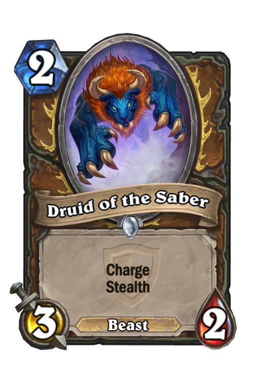 Druid of the Saber Hearthstone kártya