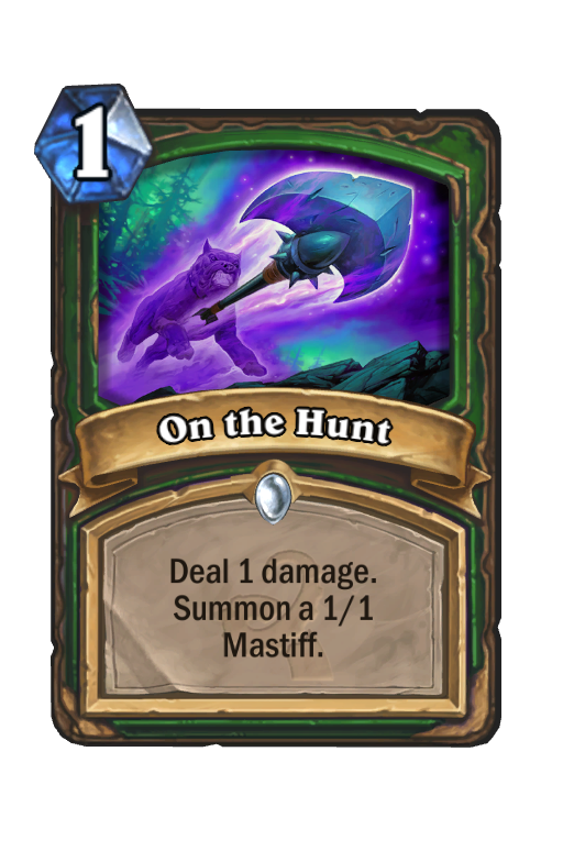 On the Hunt Hearthstone kártya