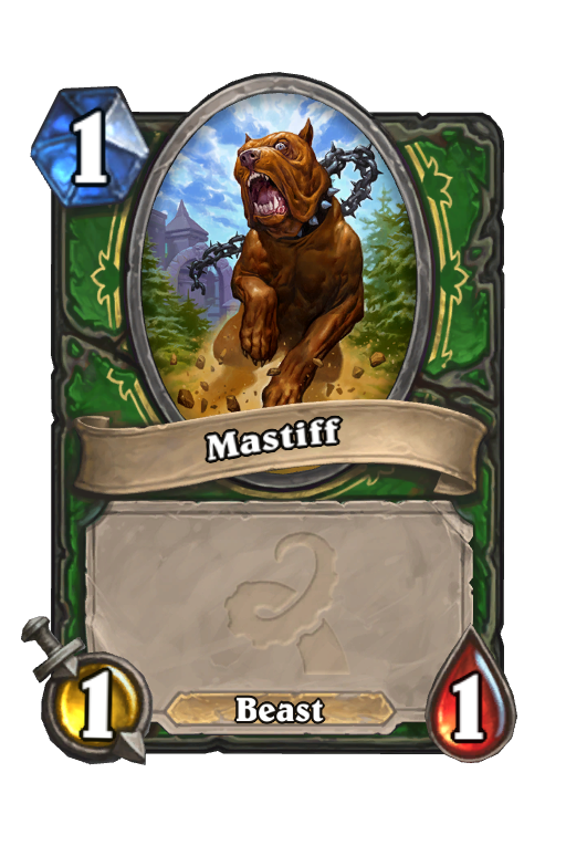 Mastiff Hearthstone kártya