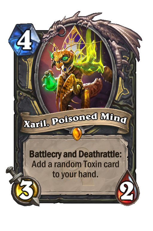 Xaril, Poisoned Mind Hearthstone kártya